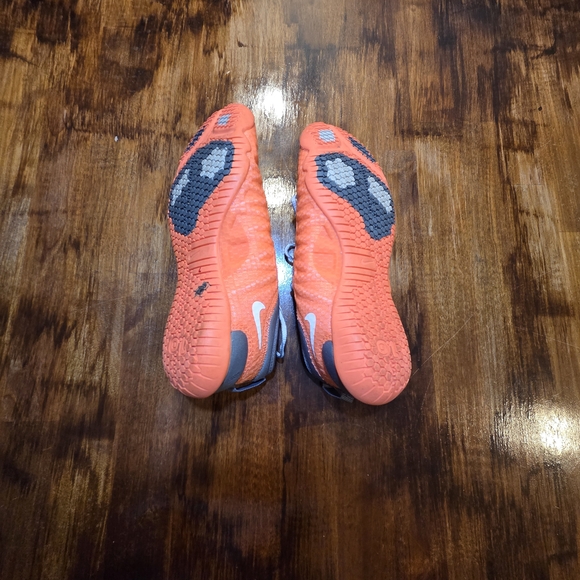 Nike Womens Free 1 Cross Bionic 641530-801 Orange Running Shoes Sneakers Sz 5 - Picture 4 of 7